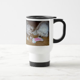 Caneca Térmica adicione sua foto do animal de estimação um viagem