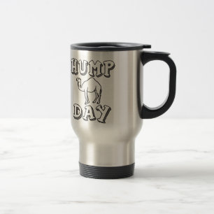 Caneca Térmica Adivinha Que Dia É Hump Day - Camelo Engraçado