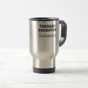 Caneca Térmica Adolescente Sobrevivente Engraçado Mãe Pai Present