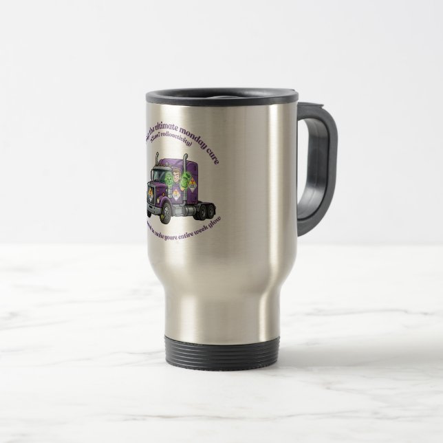 Caneca Térmica ADR Class 7 Radioactive | Hazmat Driver & Logistic (Frente Esquerda)