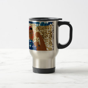 Caneca Térmica africano rosie o riveteiro