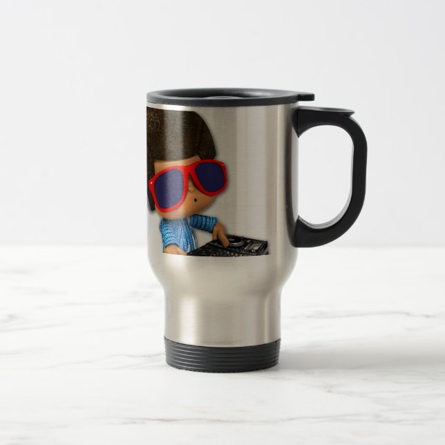 Caneca Térmica Afro do DJ do Peekaboo (Direita)