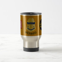 Agente de Patrulha de Carteira Aposentado Mug