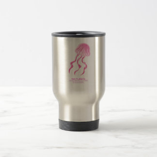 Caneca Térmica Água-viva rosa: Dançarina submarina da natureza