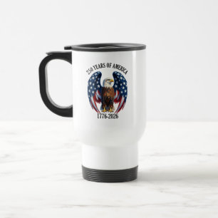 Caneca Térmica Águia Americana Patriótica 250 Anos 1776-2026