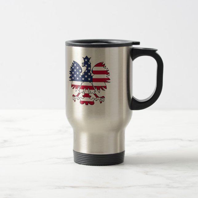 Caneca Térmica Águia Polonesa Americana (Direita)