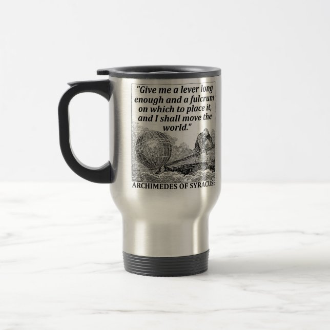 Caneca Térmica Alavanca de Archimedes (Esquerda)