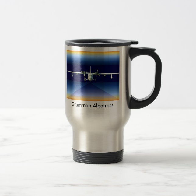 Caneca Térmica Albatroz azul, albatroz de Grumman (Direita)