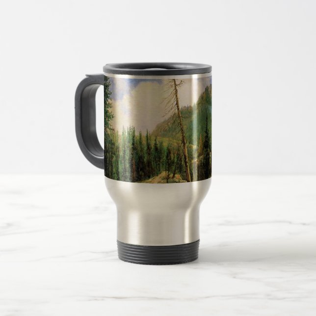 Caneca Térmica Albert Bierstadt - Montanhas de Sierra Nevada, (Frente Esquerda)