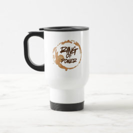 Caneca Térmica Alegre Mancha de Café para Amantes de Café Citação