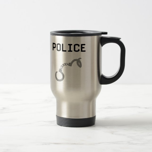 Caneca Térmica Algemas da polícia (Direita)