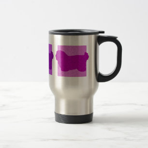 Caneca Térmica Algodão colorido de Tulear Silhueta