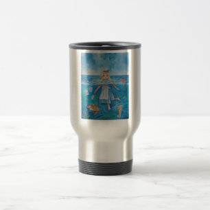Caneca Térmica Alice no país das maravilhas a piscina dos rasgos