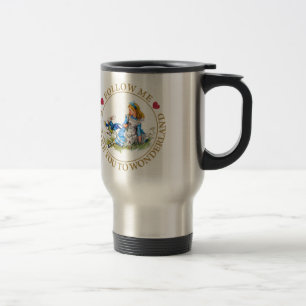 Caneca Térmica Alice no país das maravilhas - siga-me