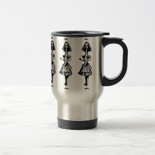 Caneca Térmica Alice Stretch no País das Maravilhas (Direita)