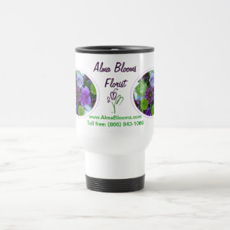 Caneca Térmica Alma Buquê Roxo em Flor