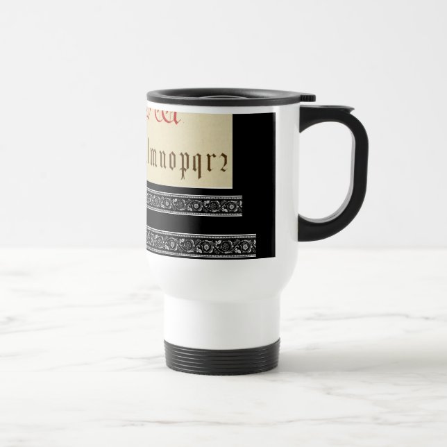 Caneca Térmica Alphabet Mug (Direita)