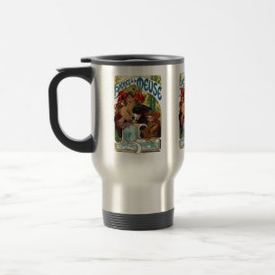 Caneca Térmica Alphonse Mucha Bieres De La Meuse