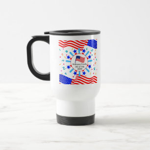 Caneca Térmica Alterar qualquer texto do Dia Nacional de Independ