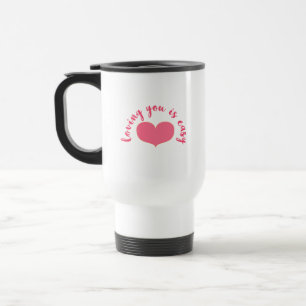 Caneca Térmica Amá-lo é dia dos namorados romântico fácil das