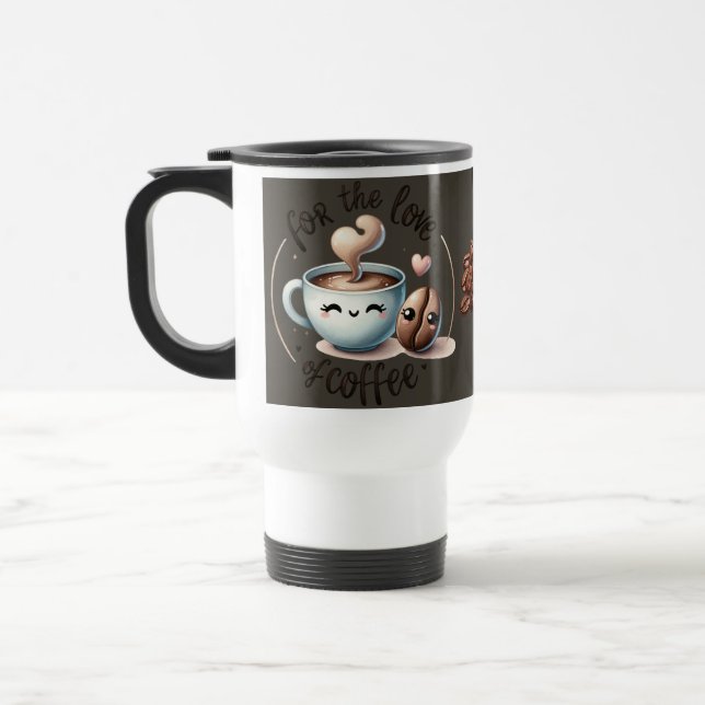 Caneca Térmica Amante do Café (Esquerda)