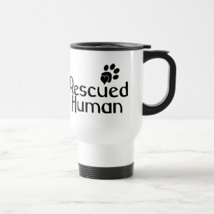 Caneca Térmica Amante humano salvado do cão