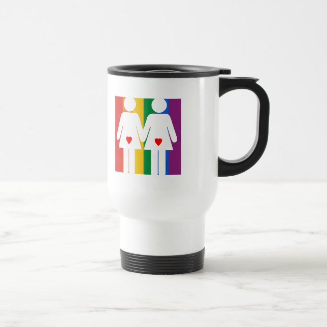 Caneca Térmica Amantes lésbicas - (Direita)