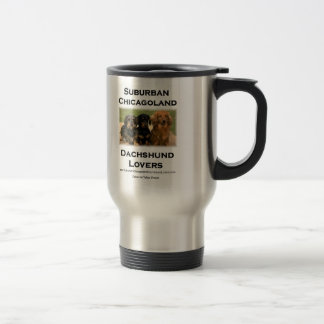 Caneca Térmica Amantes suburbanos do Dachshund de Chicagoland