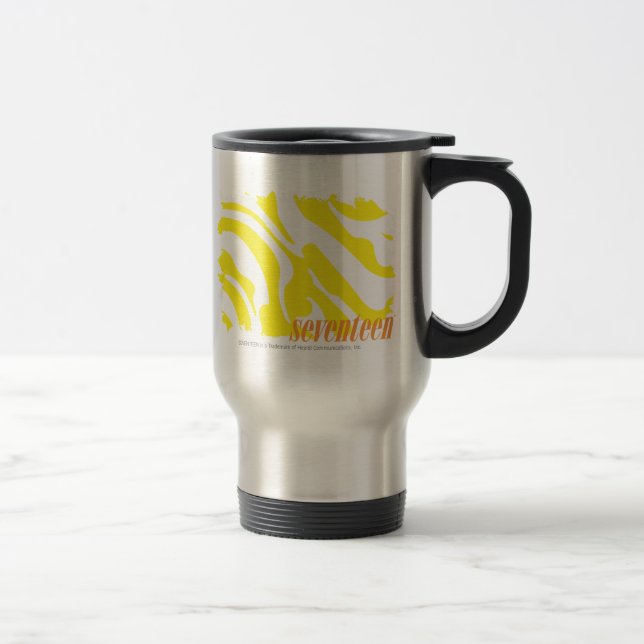 Caneca Térmica Amarelo 2 da zebra (Direita)