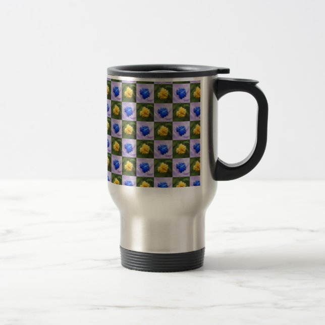 Caneca Térmica amarelo ou azul (Direita)