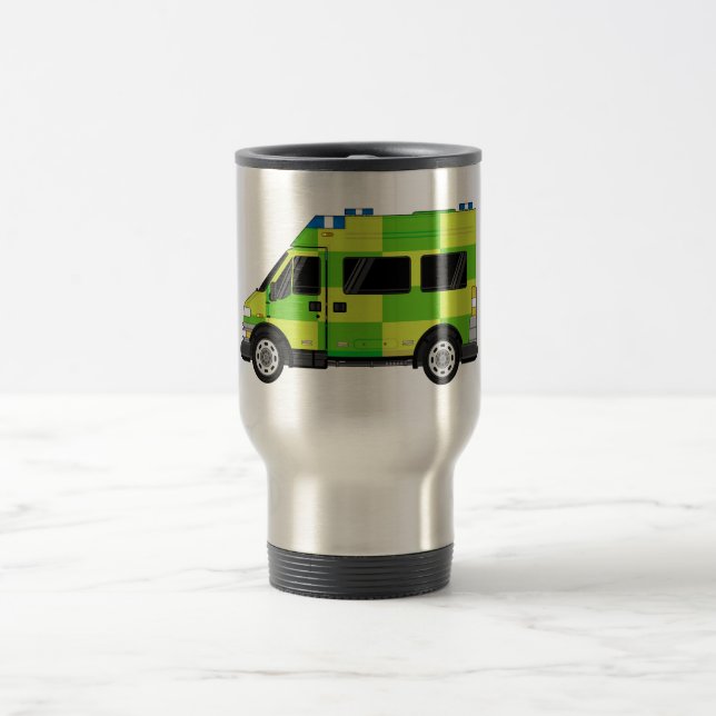 Caneca Térmica Ambulância dos desenhos animados (Centro)
