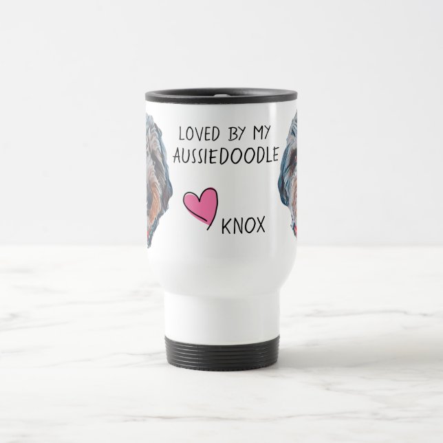 CANECA TÉRMICA AME MEU CAFÉ AUSSIEDODLE MUG (Centro)