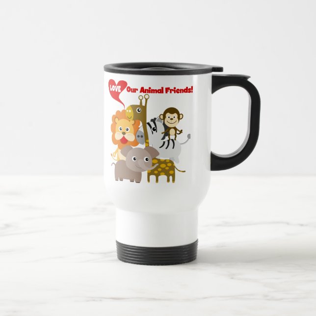 Caneca Térmica Ame nossos amigos animais (Direita)
