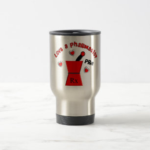 Caneca Térmica "Ame presentes originais do farmacêutico um PRN"