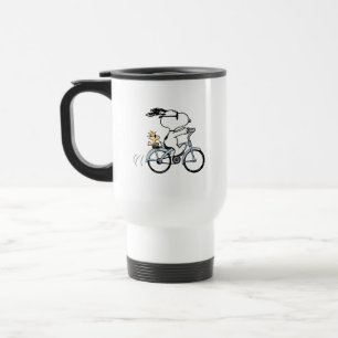 Caneca Térmica Amendoins   Bicicleta Snoopy & Woodstock