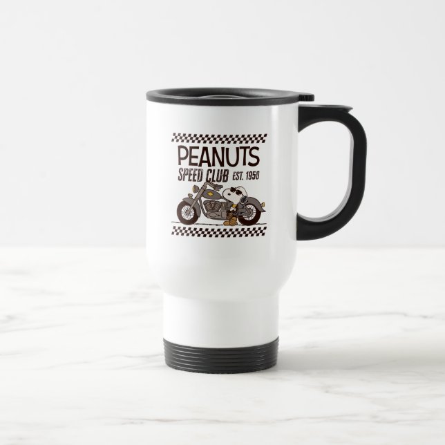 Caneca Térmica Amendoins | Clube de velocidade do Snoopy (Direita)