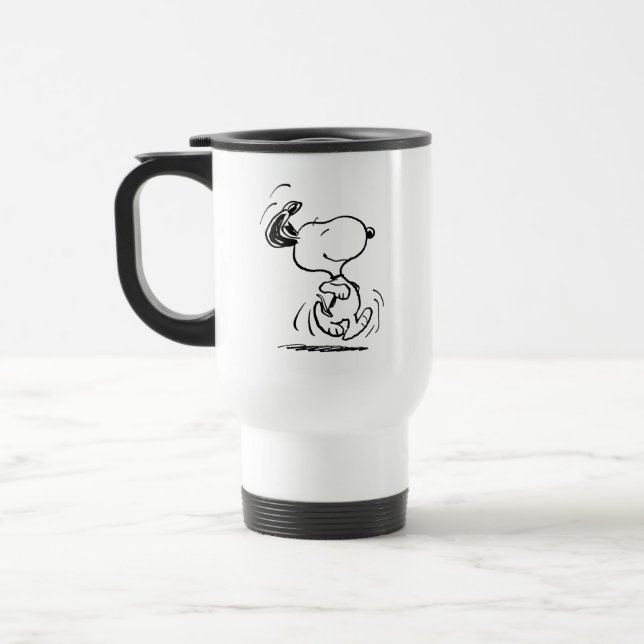 Caneca Térmica Amendoins | Dança Feliz Snoopy (Esquerda)