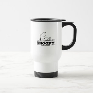 Caneca Térmica Amendoins   Descanso de Snoopy