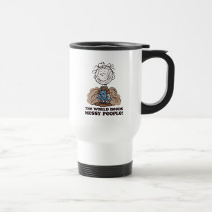 Caneca Térmica Amendoins Pigrem O Mundo Precisa De Pessoas Mens