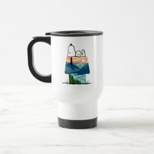 Caneca Térmica Amendoins Snoopy Dog House Ficar Selvagem