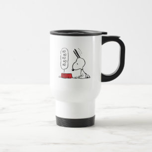 Caneca Térmica Amendoins   Snoopy Ho Ho Comida Dish