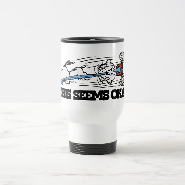 Caneca Térmica Amendoins | Snoopy & Linus (Centro)