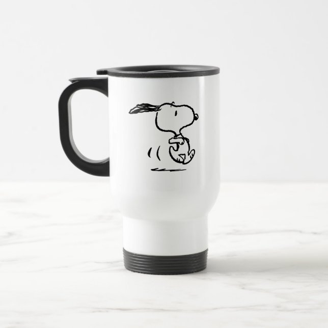 Caneca Térmica Amendoins | Snoopy Running (Esquerda)