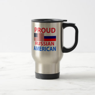 Caneca Térmica Americano orgulhoso do russo