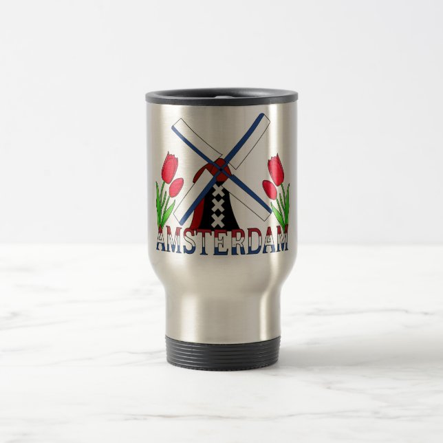 Caneca Térmica Amesterdã Países Baixos (Centro)