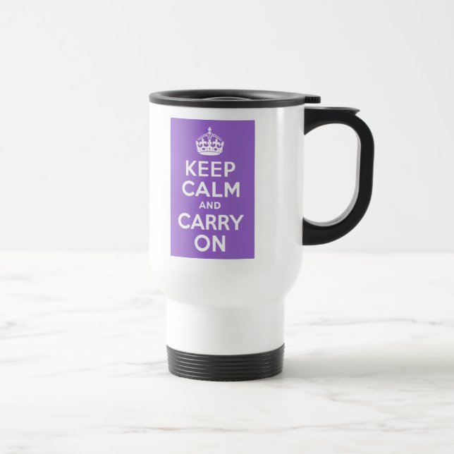 Caneca Térmica Ametist Fique Calmo e continue (Direita)