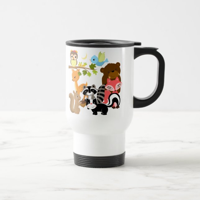 Caneca Térmica Amigos da floresta (Direita)