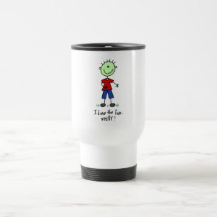 Caneca Térmica Amo as camisetas e presentes da Feira