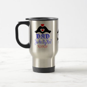Caneca Térmica ☐ ☕ Amo-te Pai, és o meu Viagem clássico herói
