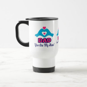 Caneca Térmica ☐ ☕ Amo-te Pai, és o meu Viagem clássico herói